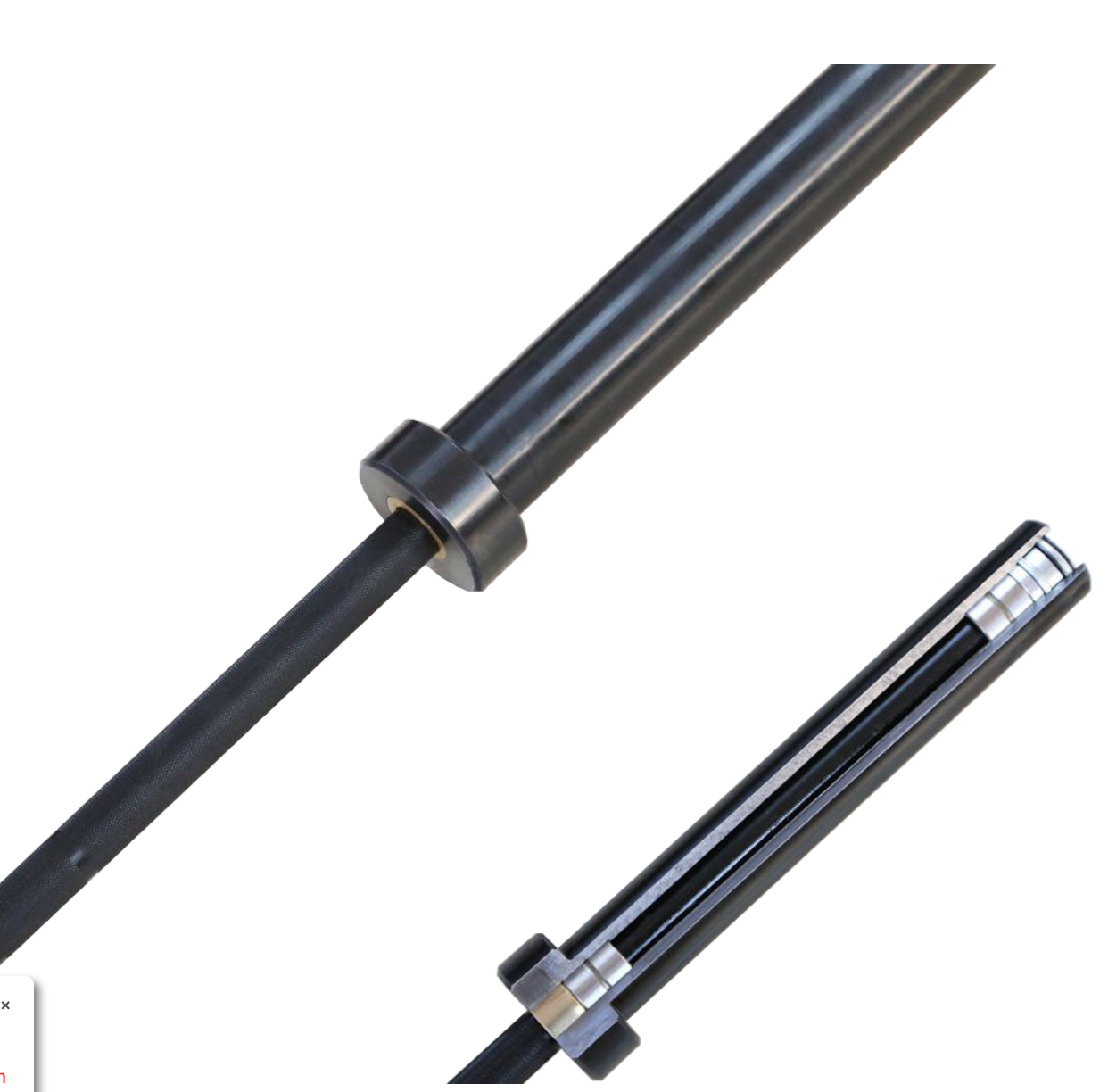 20KG MORGAN BLACK HARDEN CHROME OLYMPIC BARBELL - 680KG MAX CAPACITY